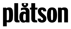 plåtson logo ny svart